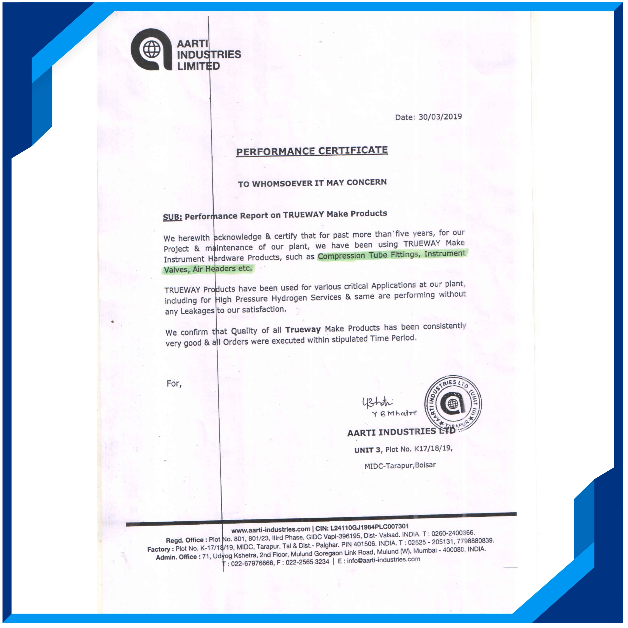 Certificate 2