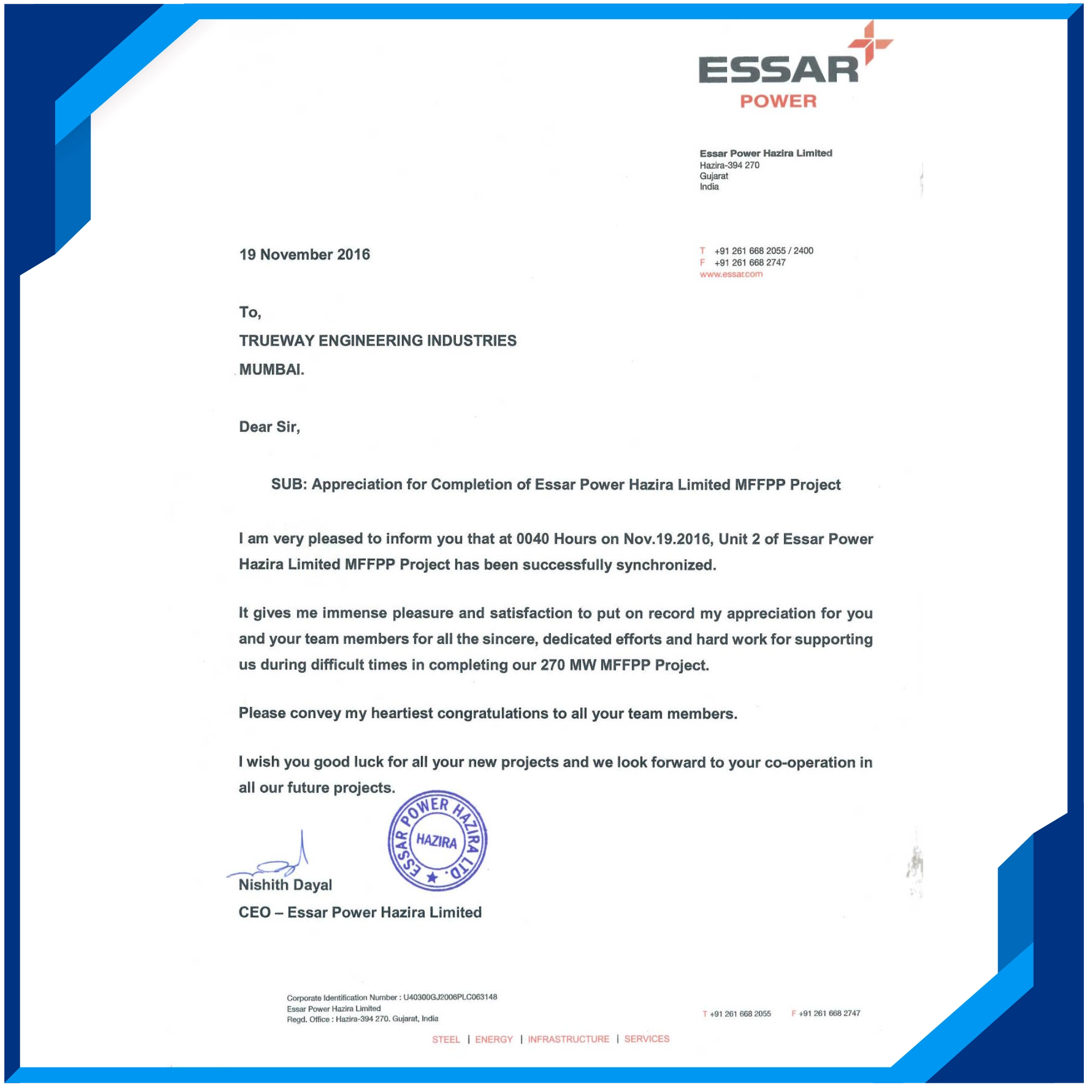 Certificate 3